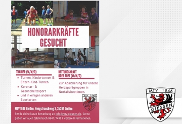 Honorarkräfte (w/m/d) gesucht