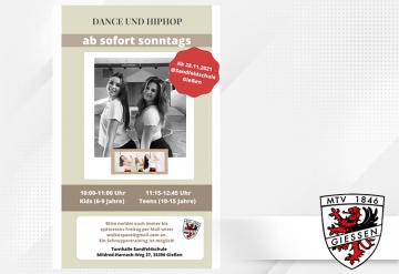 UPDATE: Dance &amp; HipHop Kurse