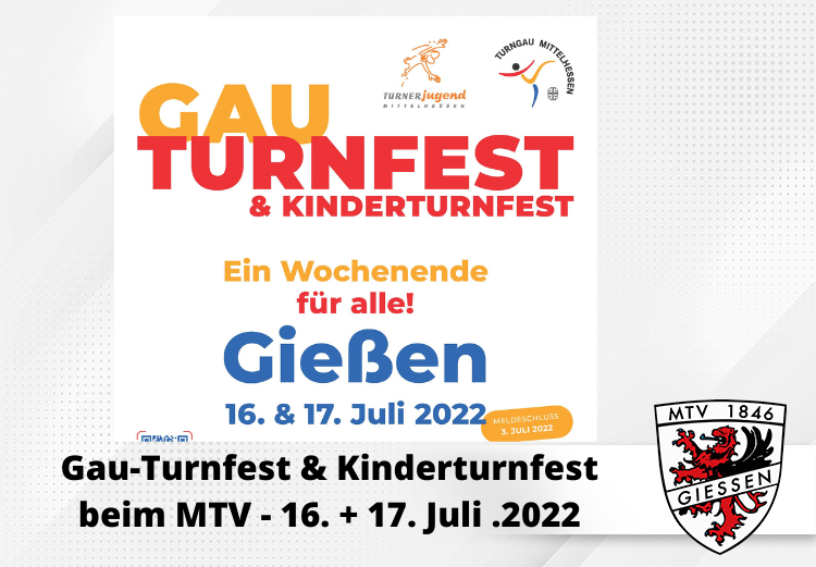 Gau-Turnfest & -Kinderturnfest 16. & 17.07.2022