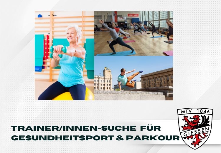 TrainerInnen für Gesundheitssport & Parkour gesucht