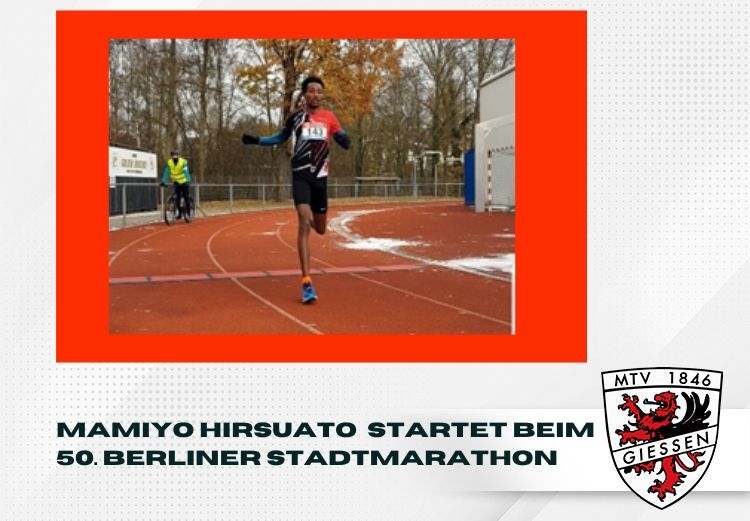 Mamiyo Hirsuato  startet beim 50. Berliner Stadtmarathon