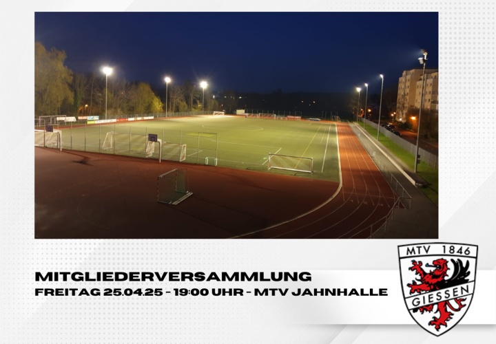Einladung zur Mitgliederversammlung am 25. April 2025